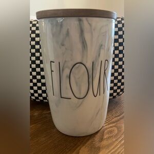 Rae Dunn Marbled Flour Canister